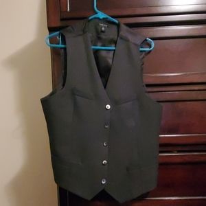 Gray dress vest